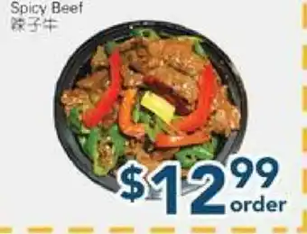 Oceans Fresh Food Market Spicy Beef offer