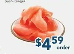 Oceans Fresh Food Market Sushi Ginger offer