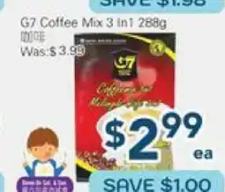Oceans Fresh Food Market G7 Coffee Mix 3 in 1 offer
