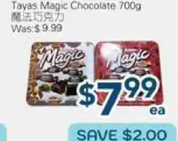 Oceans Fresh Food Market Tayas Magic Chocolate offer
