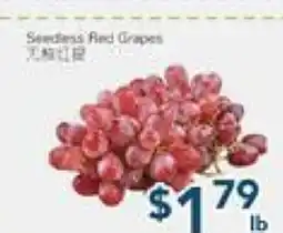 Oceans Fresh Food Market Seedless Red Grapes offer