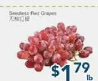Oceans Fresh Food Market Seedless Red Grapes offer
