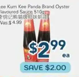 Oceans Fresh Food Market Lee Kum Kee Panda Brand Oyster Flavoured Sauce offer