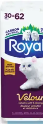 Walmart Royale 2-Ply Bathroom Tissue 30-Pack offer