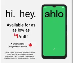 Visions Electronics hi. hey. AHLO offer