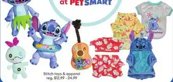 Petsmart Stitch toys & apparel offer