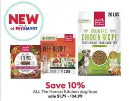 Petsmart Save 10% ALL The Honest Kitchen dog food offer