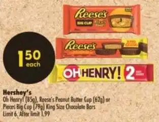 Shoppers Drug Mart Hershey's offer