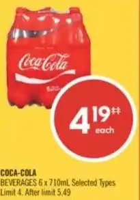 Shoppers Drug Mart Coca-cola beverages offer