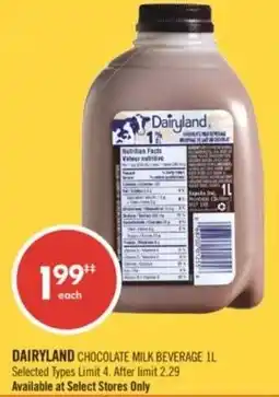 Shoppers Drug Mart Dairyland chocolate milk beverage offer