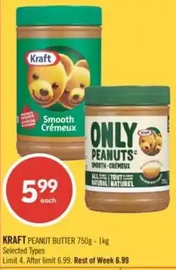 Shoppers Drug Mart Kraft peanut butter offer