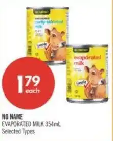 Shoppers Drug Mart No name evaporated milk offer