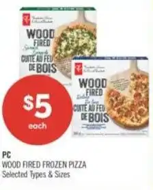 Shoppers Drug Mart PC wood fired frozen pizza offer