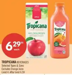 Shoppers Drug Mart Tropicana beverages offer