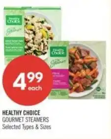Shoppers Drug Mart Healthy choice gourmet steamers offer