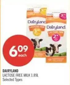 Shoppers Drug Mart Dairyland lactose free milk offer