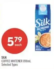 Shoppers Drug Mart Silk coffee whitener offer