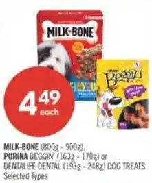 Shoppers Drug Mart Milk bone, purina offer