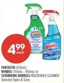 Shoppers Drug Mart Fantastik, windex or scrubbing bubbles offer