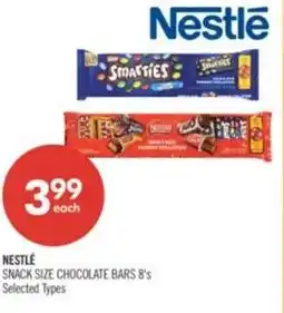 Shoppers Drug Mart Nestlé snack size chocolate bars offer