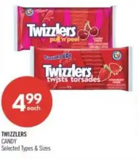 Shoppers Drug Mart Twizzlers candy offer