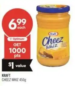 Shoppers Drug Mart Kraft cheez whiz offer