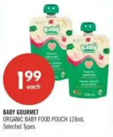 Shoppers Drug Mart Baby gourmet organic baby food pouch offer