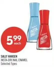 Shoppers Drug Mart Sally hansen insta-dri nail enamel offer