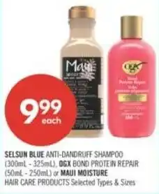 Shoppers Drug Mart Selsun blue anti-dandruff shampoo offer
