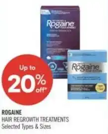 Shoppers Drug Mart Rogaine Hair Regrowth Treatments offer