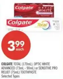 Shoppers Drug Mart Colgate total offer
