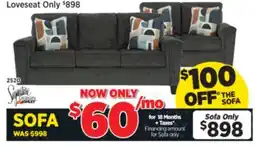 Surplus Furniture Erinslane Dusk Sofa offer