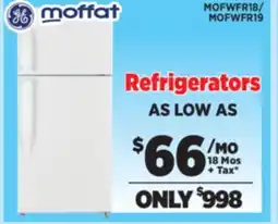 Surplus Furniture Refrigerators As Low As offer