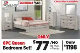 Surplus Furniture Aurora Oak 4-Piece Queen Bedroom Set offer
