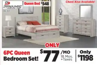Surplus Furniture Aurora Oak 4-Piece Queen Bedroom Set offer
