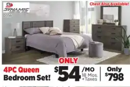 Surplus Furniture Alabaster Oak 4-Piece Queen Bedroom Set offer
