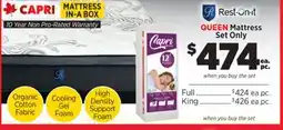 Surplus Furniture Capri Queen Mattress Set offer