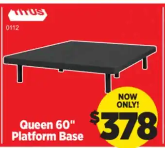Surplus Furniture Queen 60 Platform Base offer