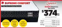 Surplus Furniture Supreme Comfort Queen Mattress Set offer