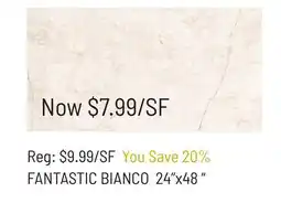 Hardwood Design Centre FANTASTIC BIANCO 24 x 48 offer