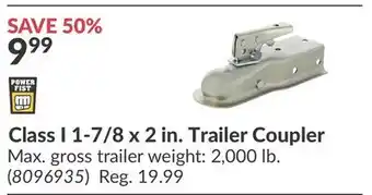 Princess Auto Class I 1-7/8 x 2 in. Trailer Coupler offer