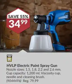 Princess Auto HVLP Electric Paint Spray Gun offer