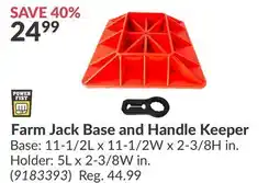 Princess Auto Farm Jack Base and Handle Keeper offer