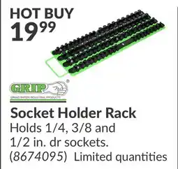 Princess Auto Socket Holder Rack offer