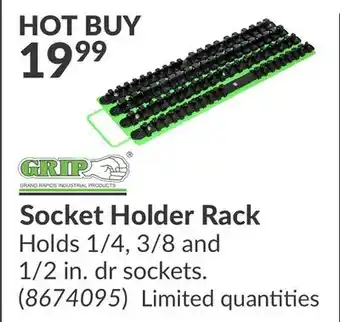 Princess Auto Socket Holder Rack offer
