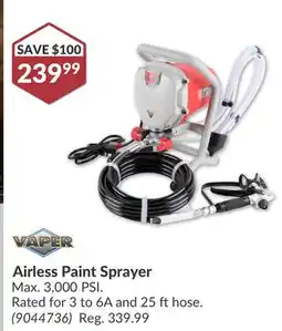 Princess Auto Airless Paint Sprayer offer