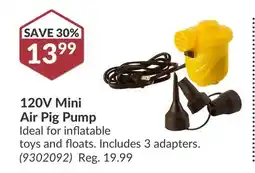 Princess Auto 120V Mini Air Pig Pump offer