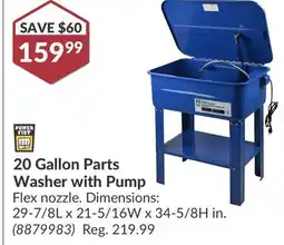 Princess Auto 20 Gallon Parts Washer offer