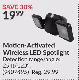 Princess Auto Motion-Activated Wireless LED Spotlight offer