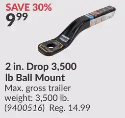 Princess Auto Ball Mount offer